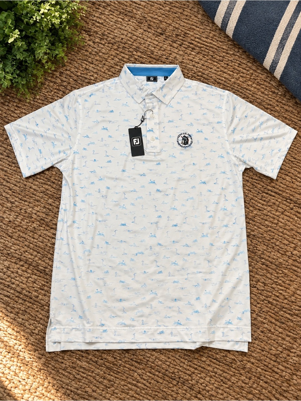 FootJoy FJ 126th U.S. Open Shinnecock Hills Polo Shirt – Size Large
